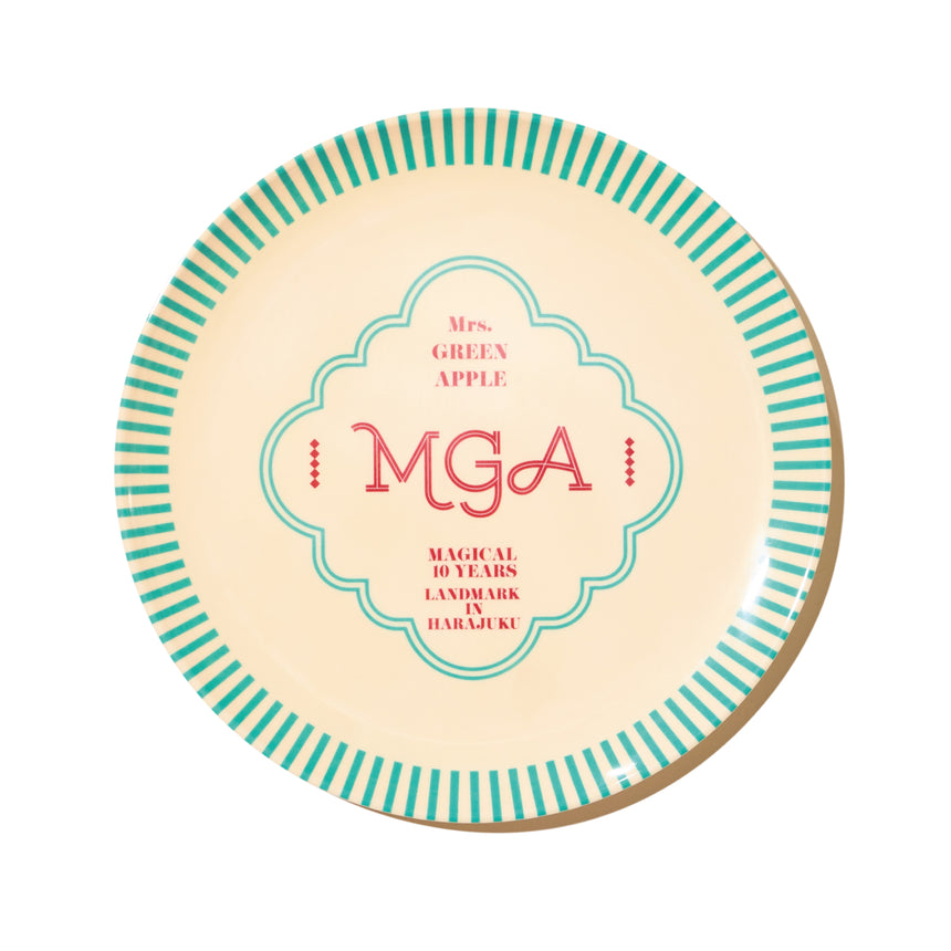 LANDMARK IN HARAJUKU メラミンプレート / 大 / ブルーグリーン