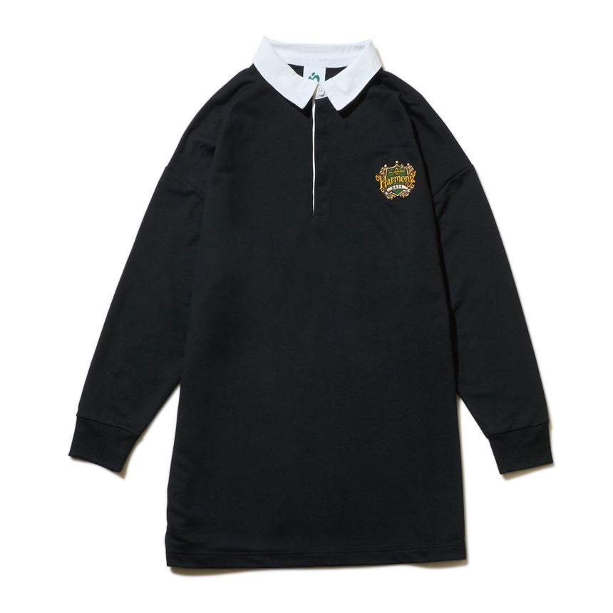 【3次受付】MGA on “Harmony” Long Sleeve Polo Dress / Black<受付期間:~10/10>