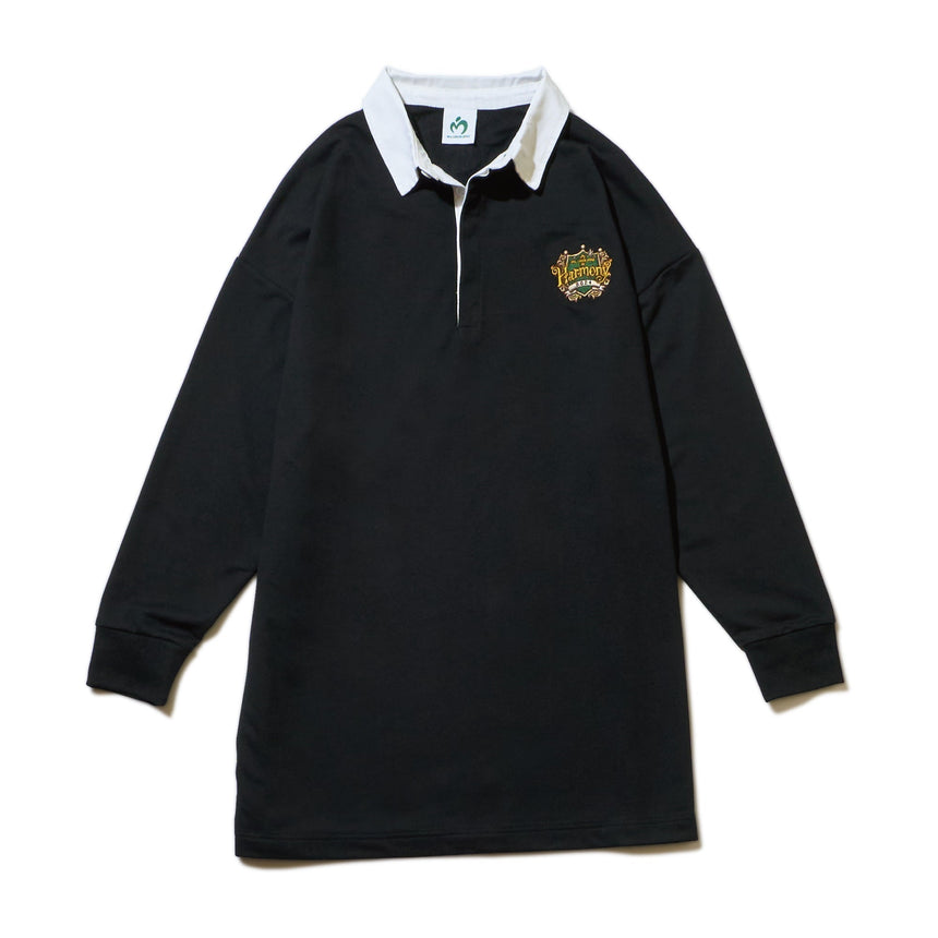 【3次受付】MGA on “Harmony” Long Sleeve Polo Dress / Black<受付期間:~10/10>