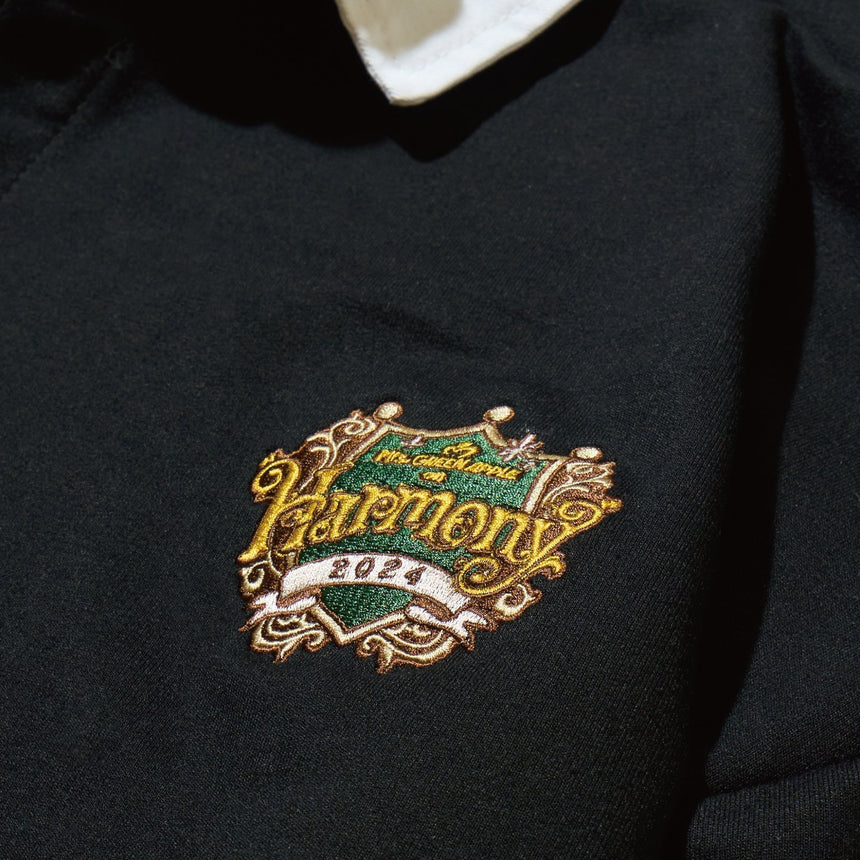 【3次受付】MGA on “Harmony” Long Sleeve Polo Dress / Black<受付期間:~10/10>