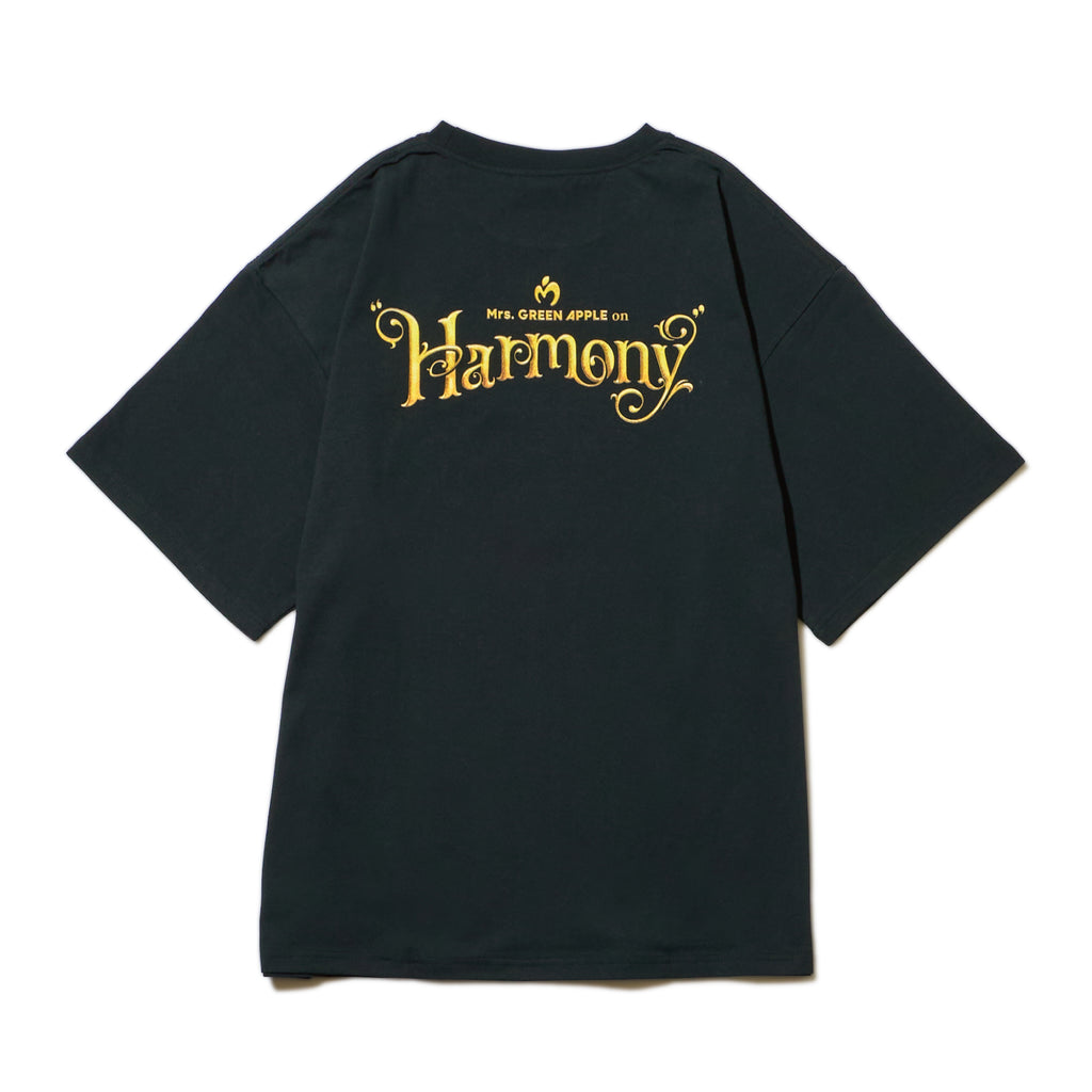 【1次受付】MGA on “Harmony” T-shirt / Black＜受付期間：～9/22＞ – Mrs. GREEN APPLE on  “Harmony” Live Goods Store