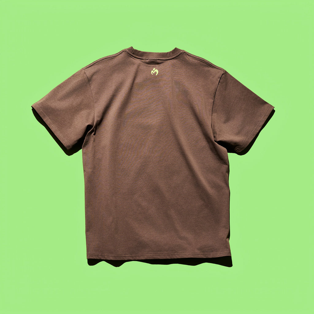 m*y様 ZERO HALLIBURTON 半袖Tシャツ L ブラウン イラストプリントTシャツ(M ブラウン): トップス｜Right-on公式
