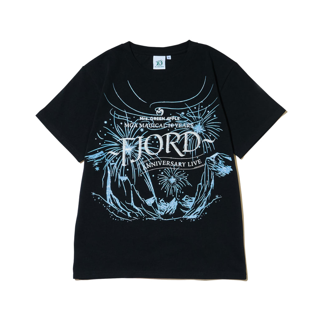 FJORD グリッターロゴTシャツ / ブラック – Mrs. GREEN APPLE