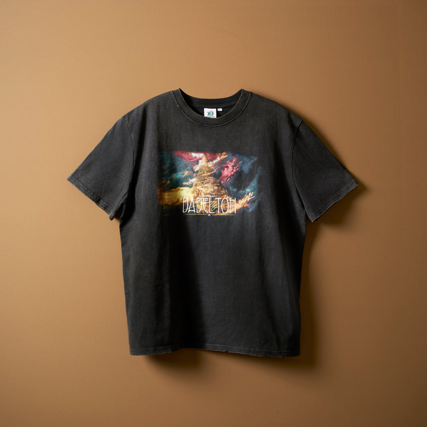 【北海道公演】“BABEL no TOH” ヴィンテージライクTシャツ / ブラック