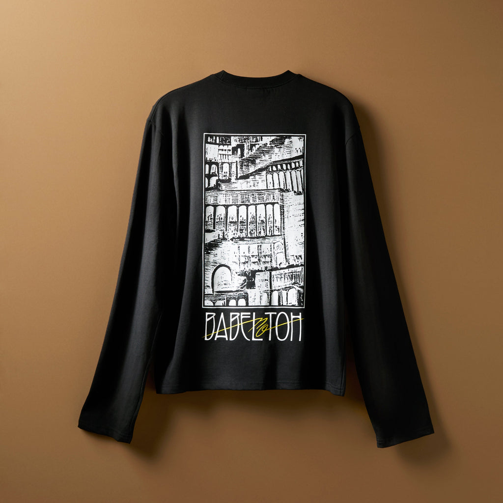 福岡公演】“BABEL no TOH” ロングスリーブTシャツ / ブラック – Mrs