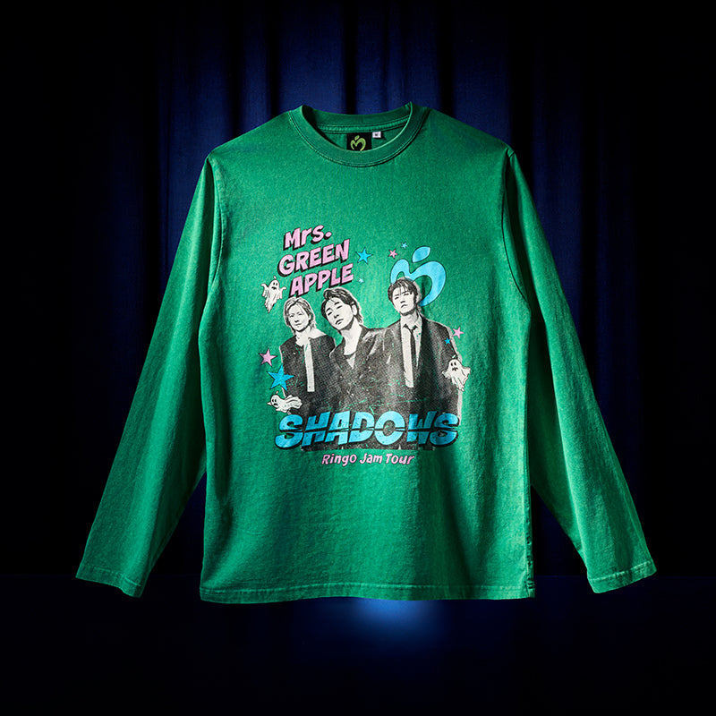 【兵庫公演12/2・3】MGA “SHADOWS” グラフィックフォトロングスリーブTシャツ  / グリーン