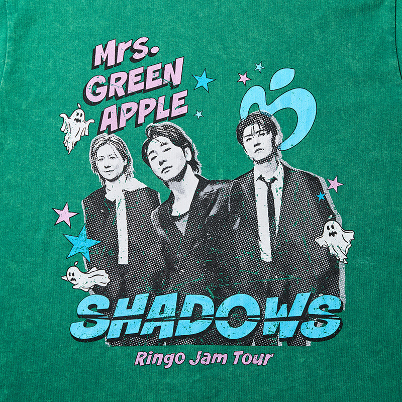 【宮城公演12/15・16】MGA “SHADOWS” グラフィックフォトロングスリーブTシャツ  / グリーン
