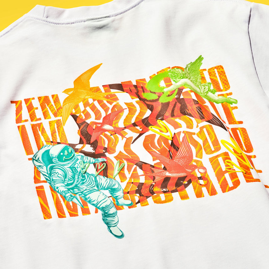 【大阪公演 5/4・5】IM/MUTABLE ロゴTシャツ B / ホワイト