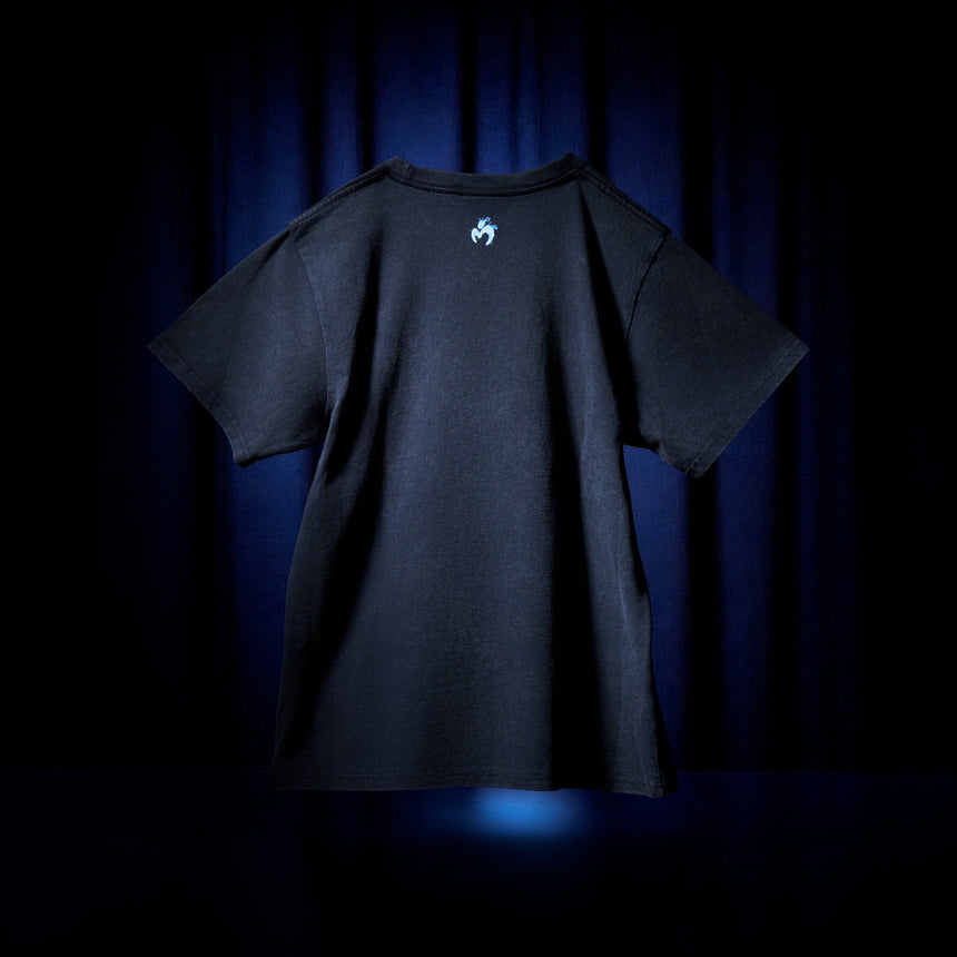【東京公演10/28・29】MGA “SHADOWS” ヴィンテージライクロゴTシャツ / ブラック