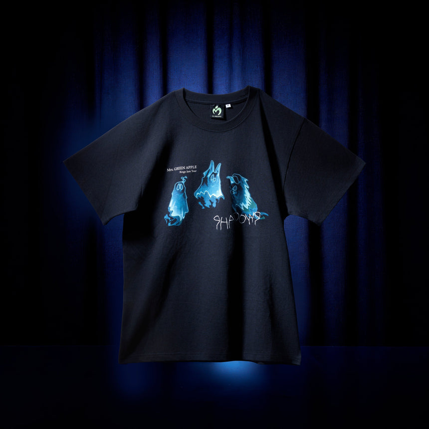 【東京公演10/28・29】MGA “SHADOWS” ゴーストTシャツ / ブラック