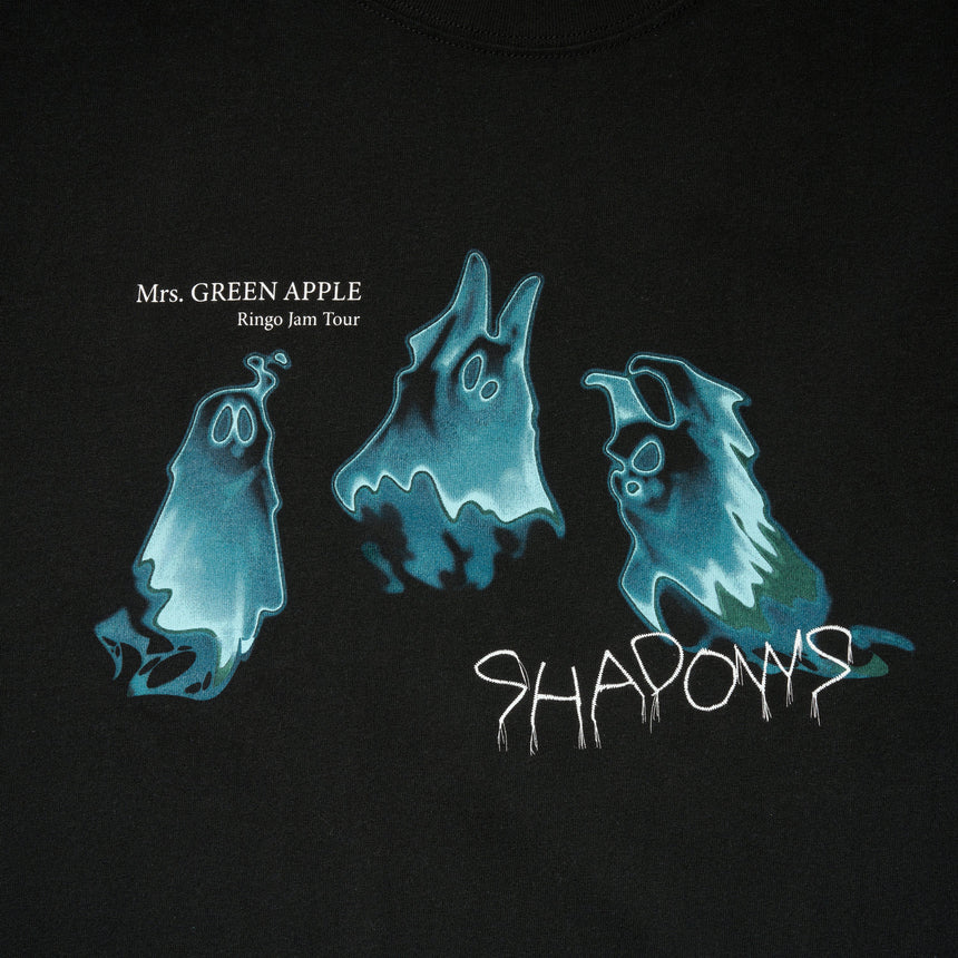 【佐賀公演11/4・5】MGA “SHADOWS” ゴーストTシャツ / ブラック