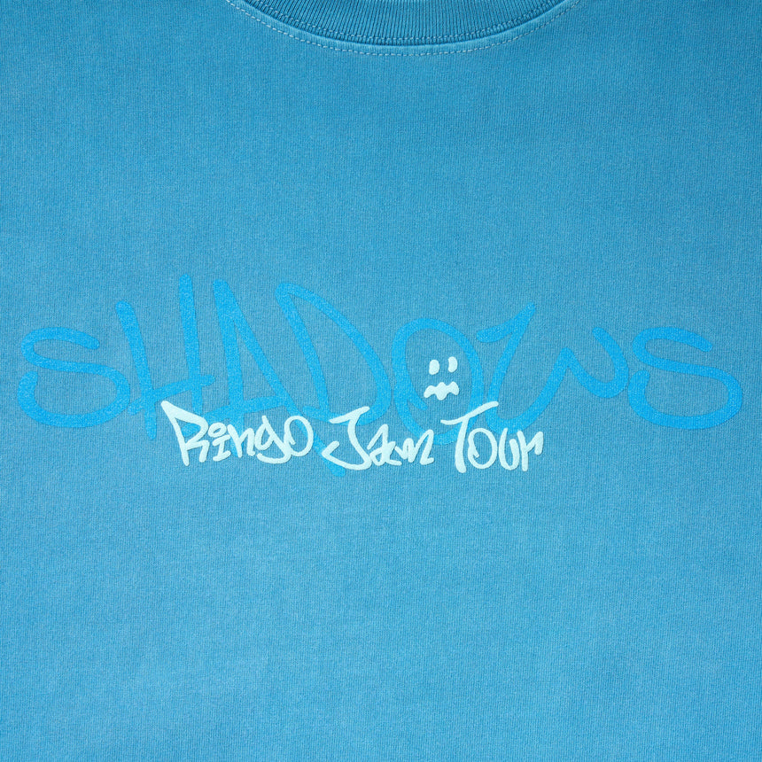 【北海道公演10/23・24】MGA “SHADOWS” ピグメントロングスリーブTシャツ / ブルー