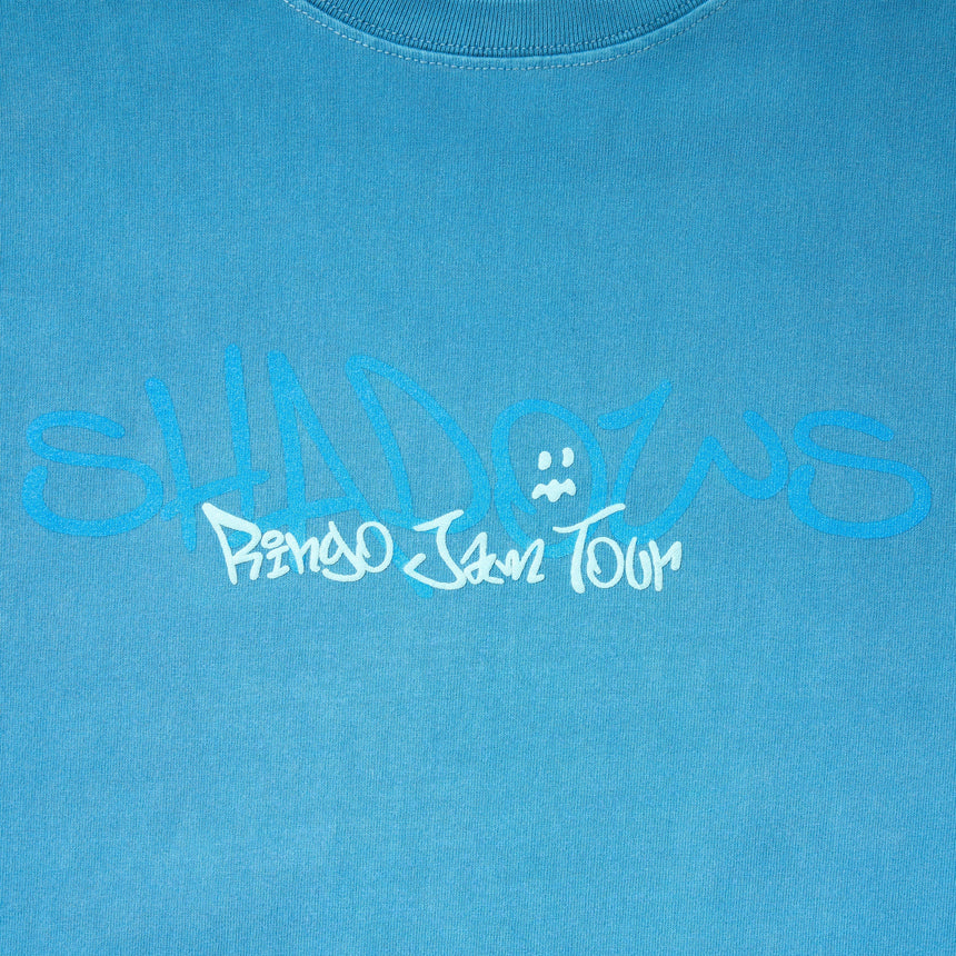 【愛知公演12/27・28】MGA “SHADOWS” ピグメントロングスリーブTシャツ / ブルー