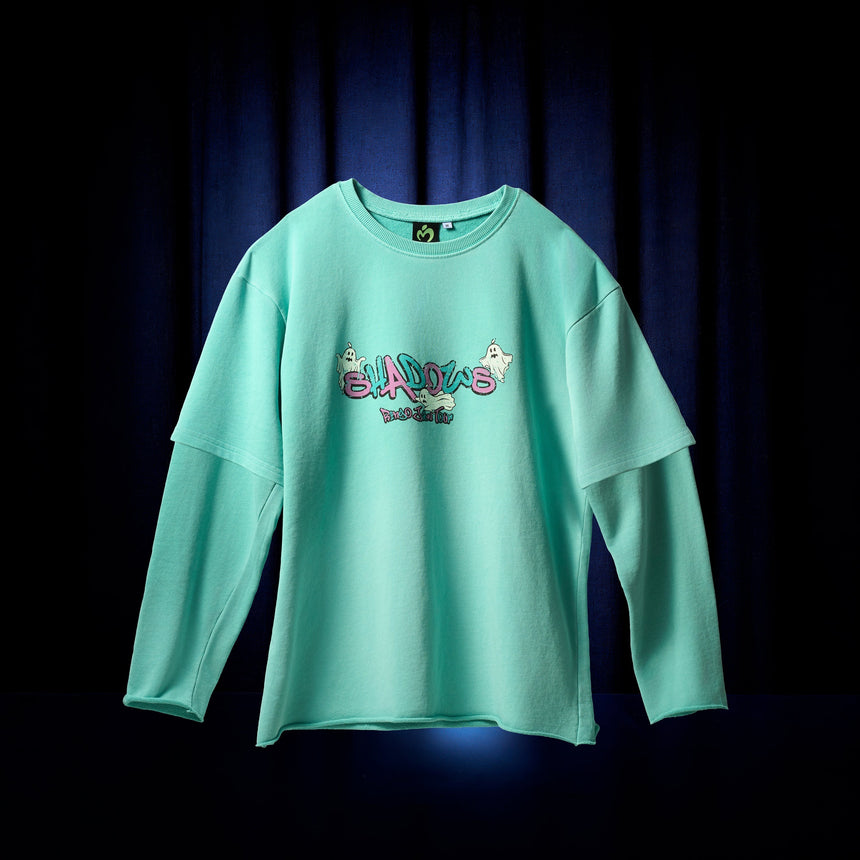 【東京公演10/28・29】MGA “SHADOWS” レイヤードロングスリーブTシャツ / グリーン
