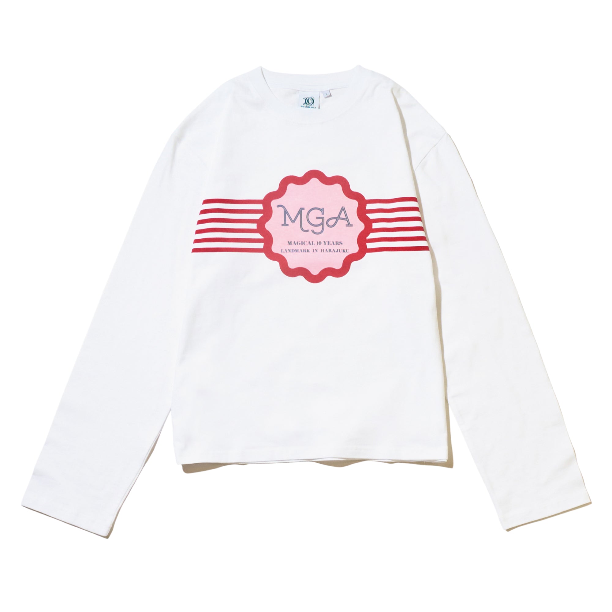 影山ヒロノブ　BIRTHDAYLIVE2023　ロングTシャツ白 Mサイズ 6.2オンスヘビーウェイトロングスリーブTシャツ（カラー